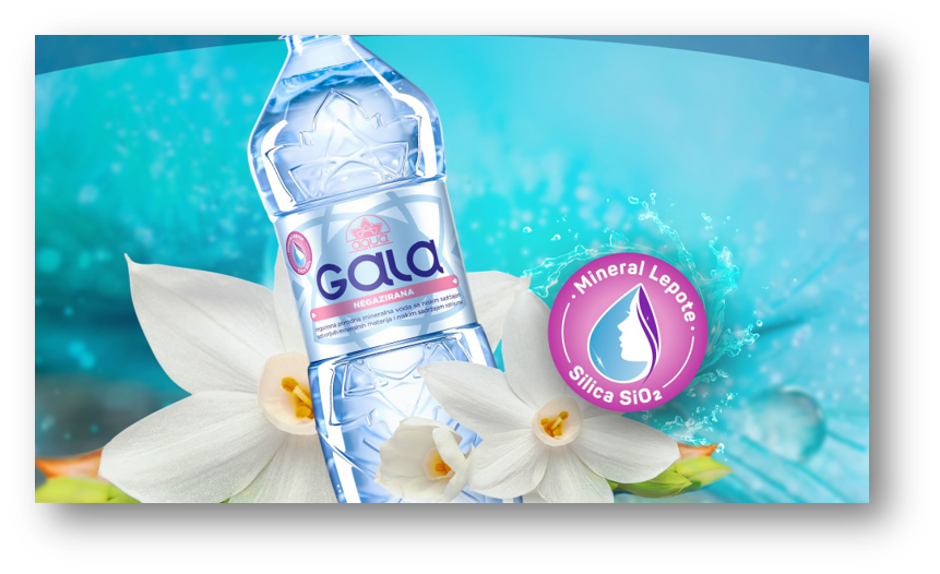 Aqua Gala – voda sa mineralom lepote