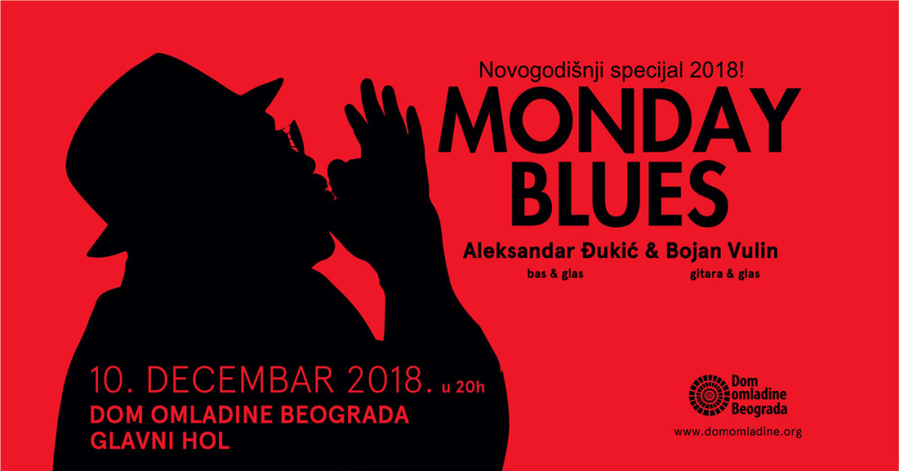 Novogodišnji Monday Blues specijal u Domu omladine Beograda