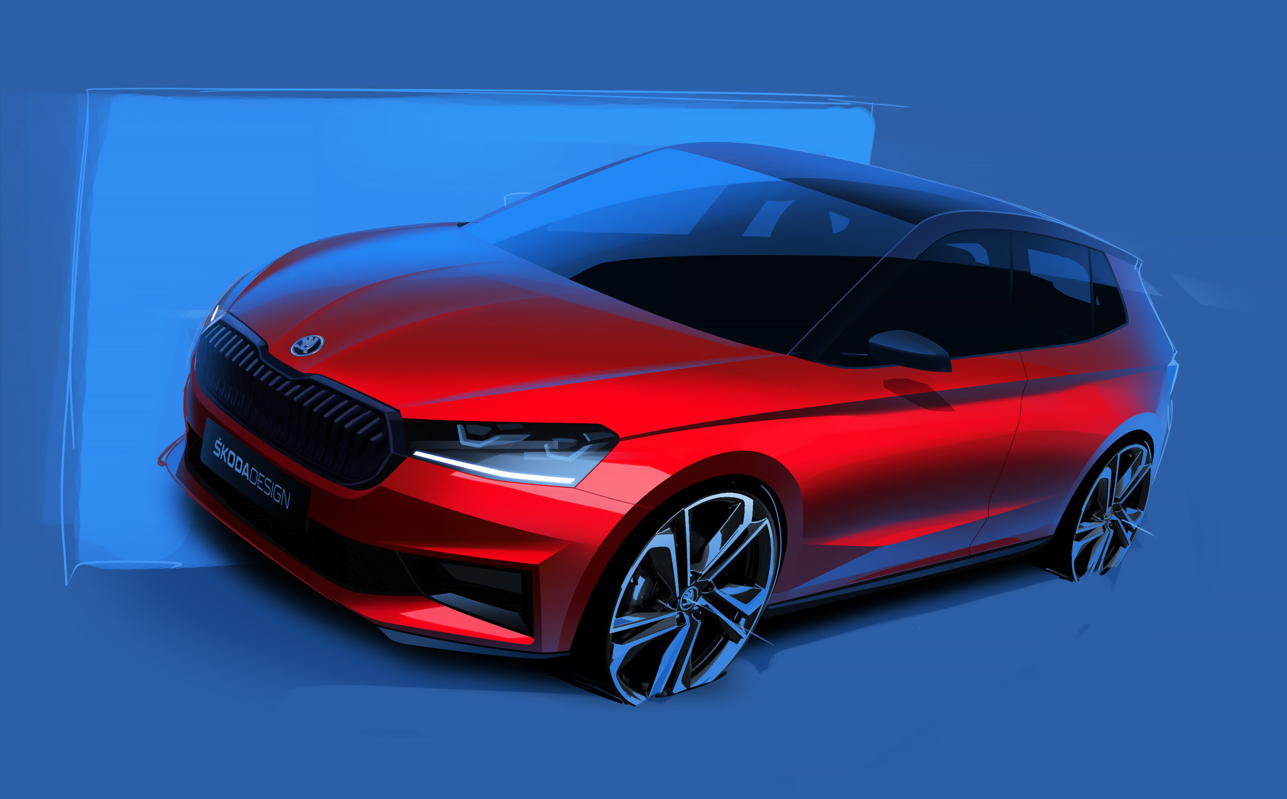 Škoda objavila skice nove verzije modela FABIA MONTE CARLO